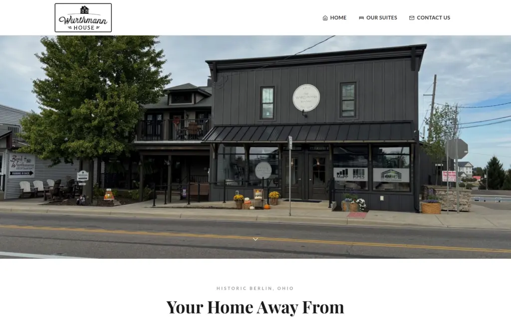Wurthmann House website by Yoder Websites